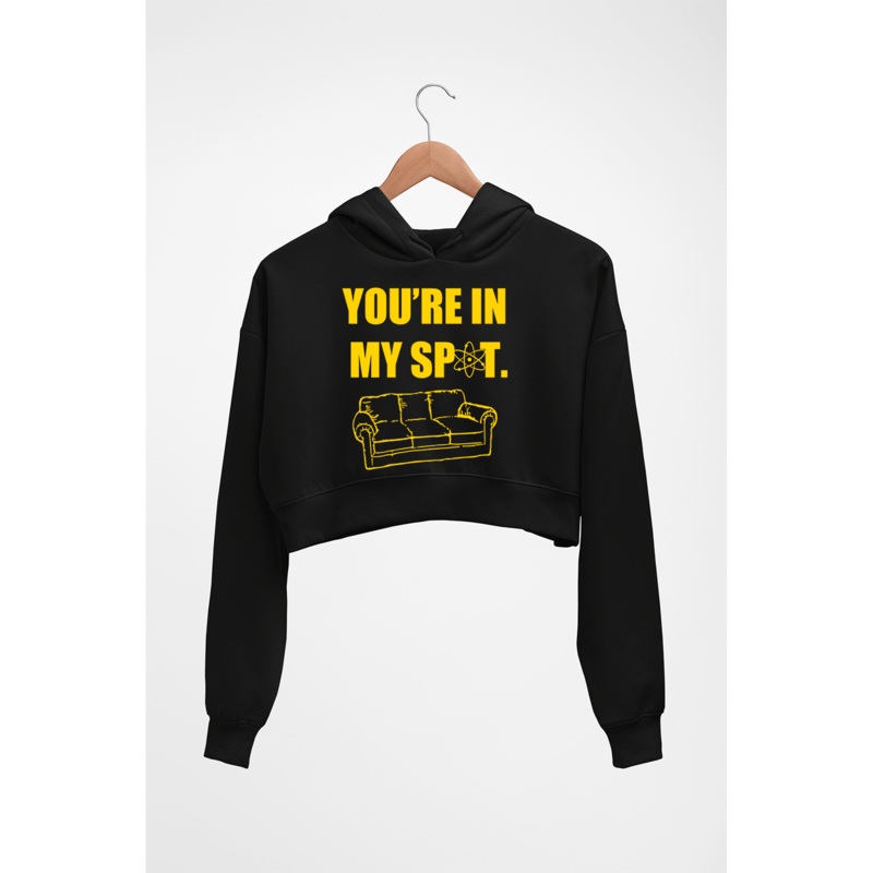 Sheldon Cooper The Big Bang Theory Crop HOODIE FOR WOMEN
