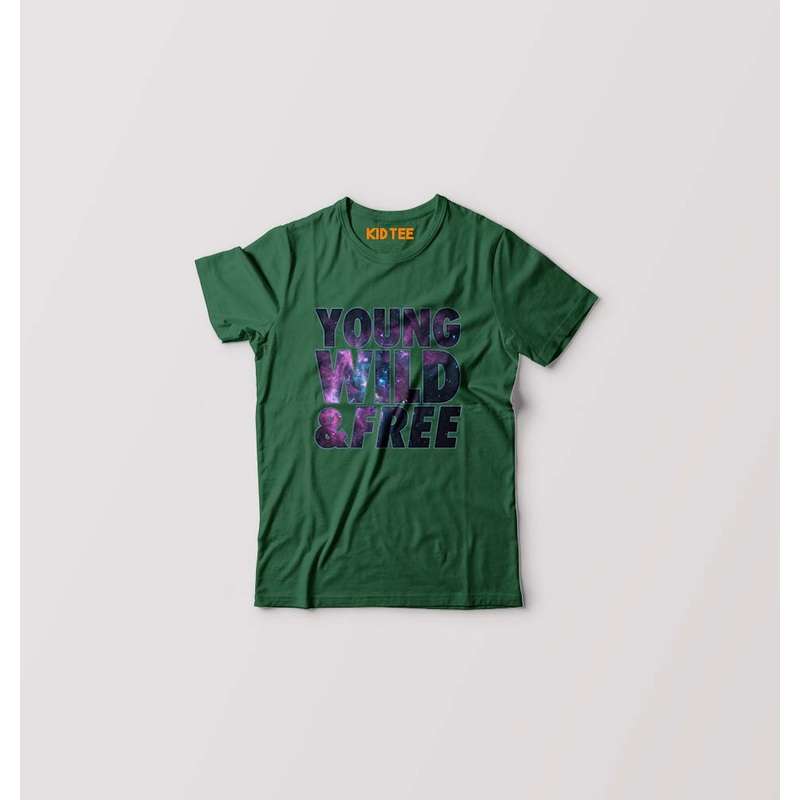 Young Wild Free Kids T-Shirt for Boy/Girl
