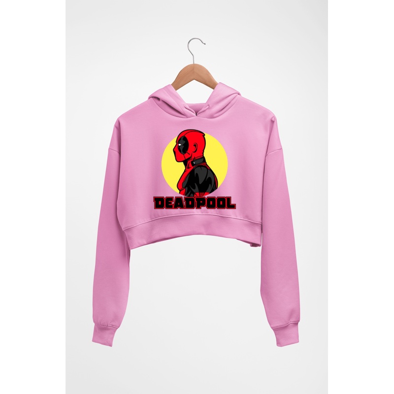 Deadpool Superhero Crop HOODIE FOR WOMEN