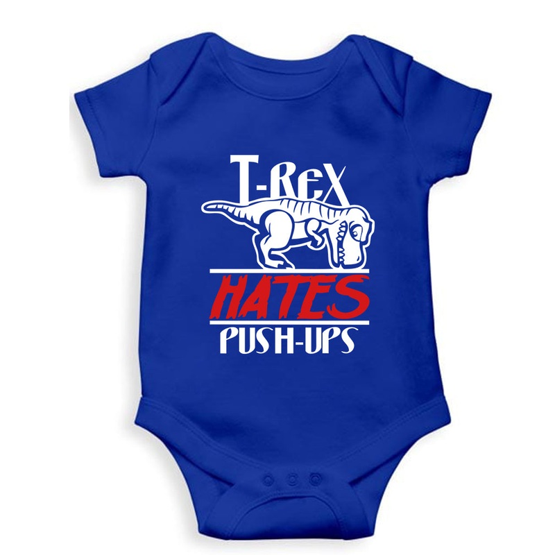 T-Rex Gym Funny Kids Romper For Baby Boy/Girl