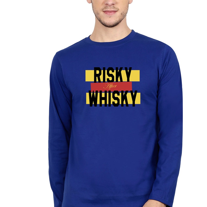 Whisky Full Sleeves T-Shirt for Men
