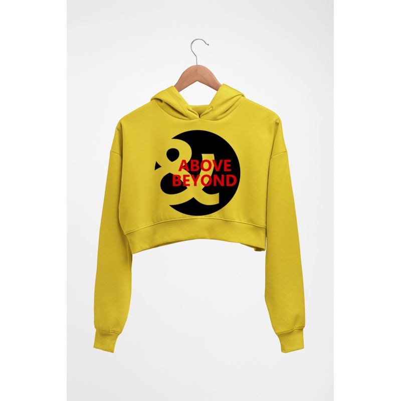 Above & Beyond Crop HOODIE FOR WOMEN