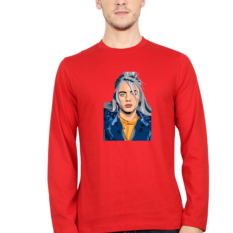 Billie Eilish Full Sleeves T-Shirt for Men EMC50258999856