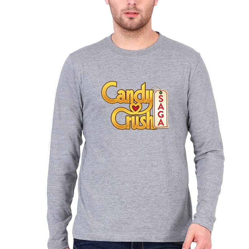 Candy Crush Full Sleeves T-Shirt for Men
