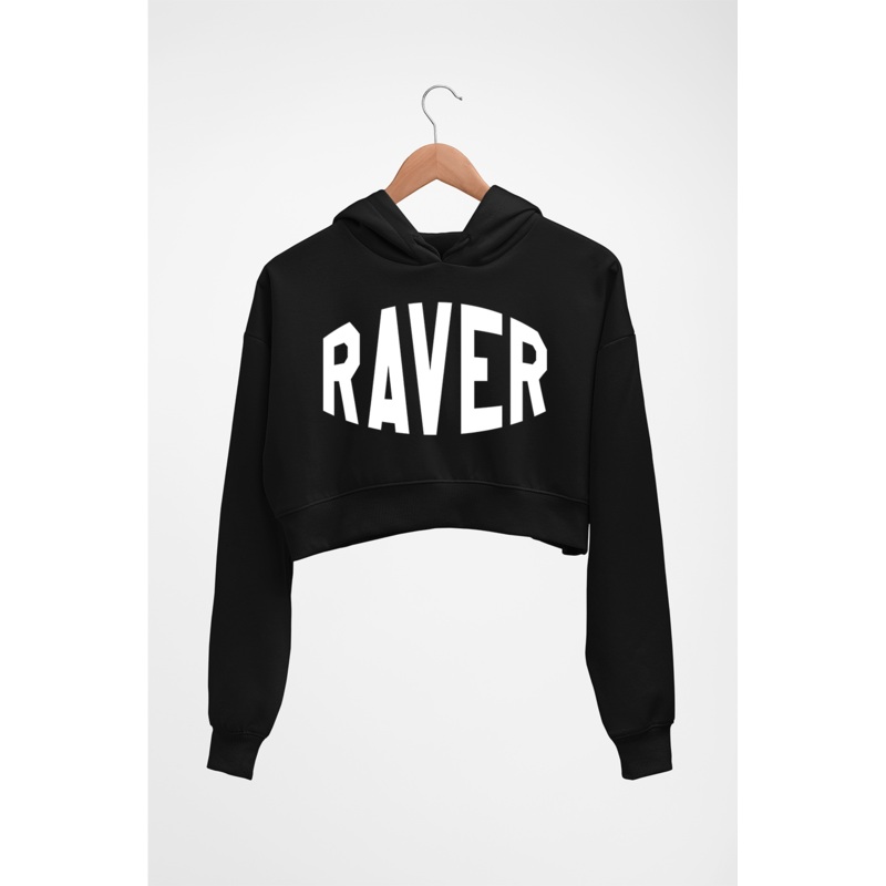 Raver Crop HOODIE FOR WOMEN