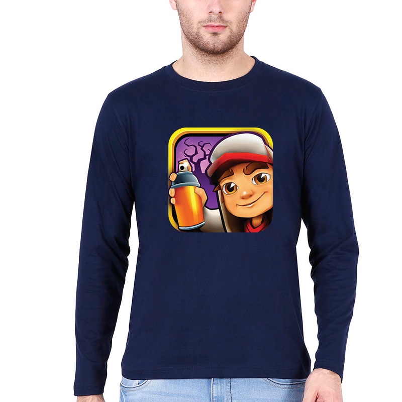 Subway Surfers Full Sleeves T-Shirt for Men EMC50258999838