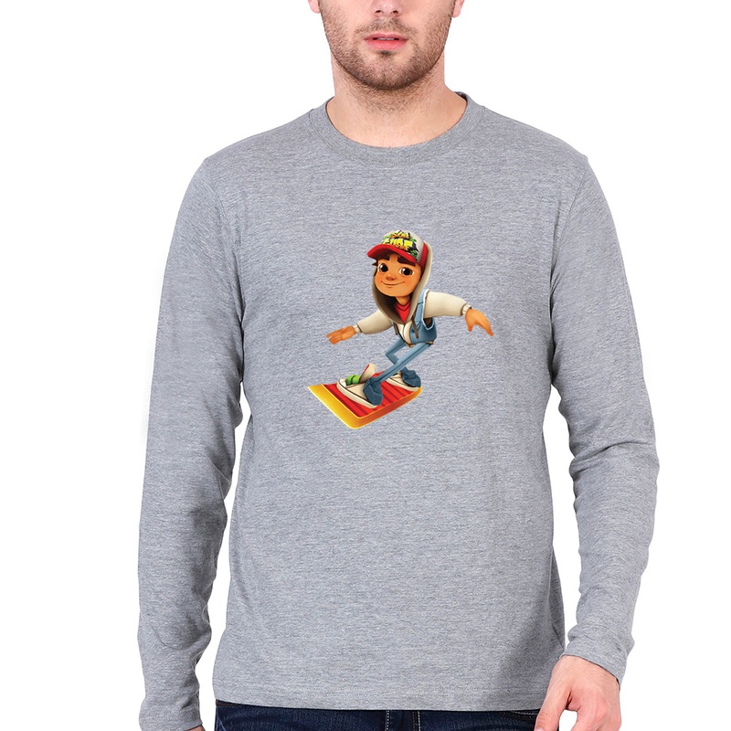 Subway Surfers Full Sleeves T-Shirt for Men EMC50258999840
