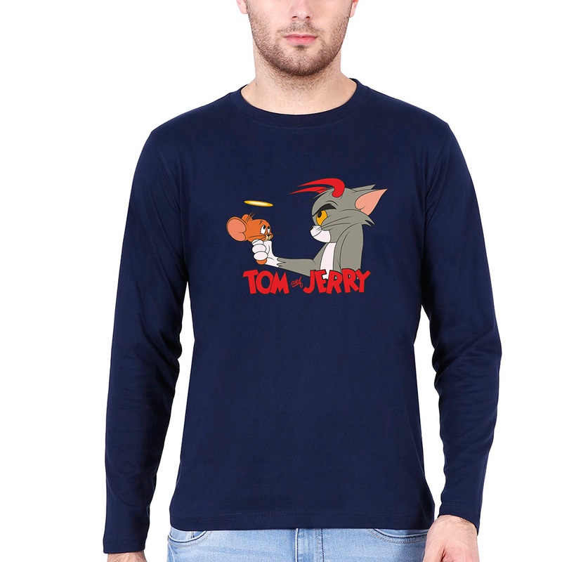 Tom and Jerry Full Sleeves T-Shirt for Men EMC50258999848