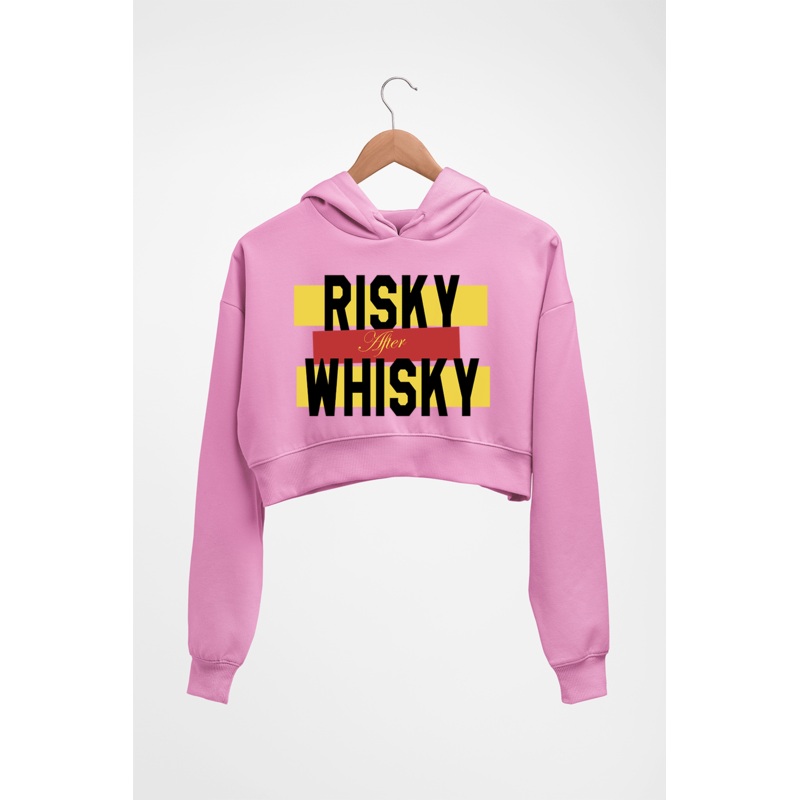 Whisky Crop HOODIE FOR WOMEN