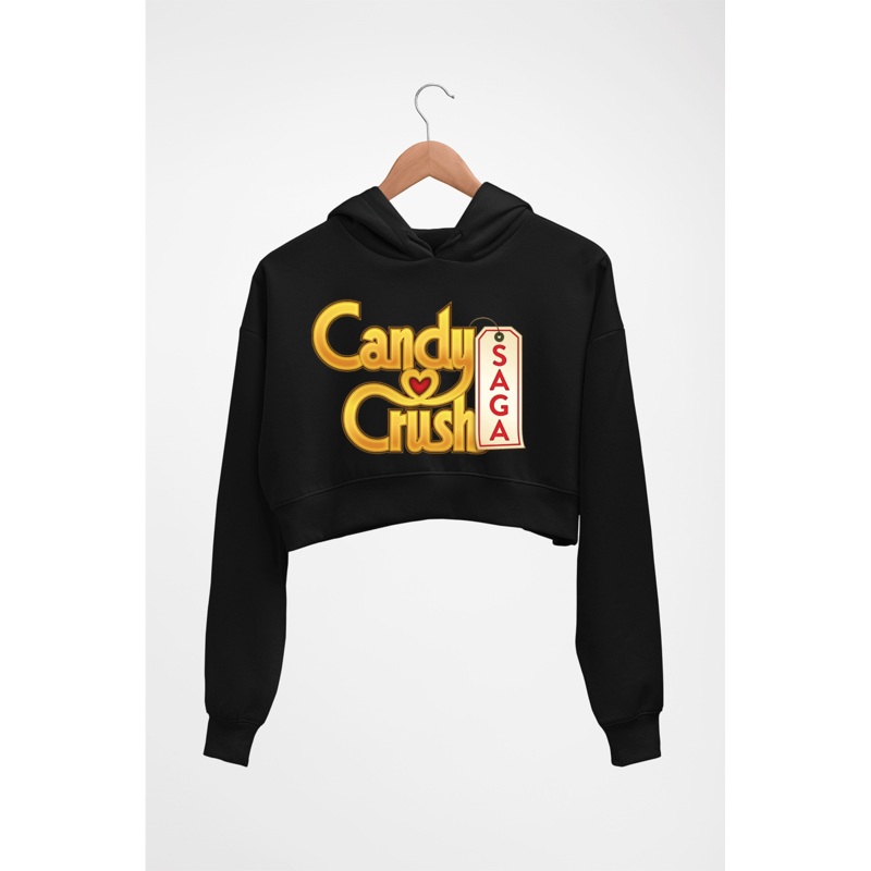 Candy Crush Crop HOODIE FOR WOMEN