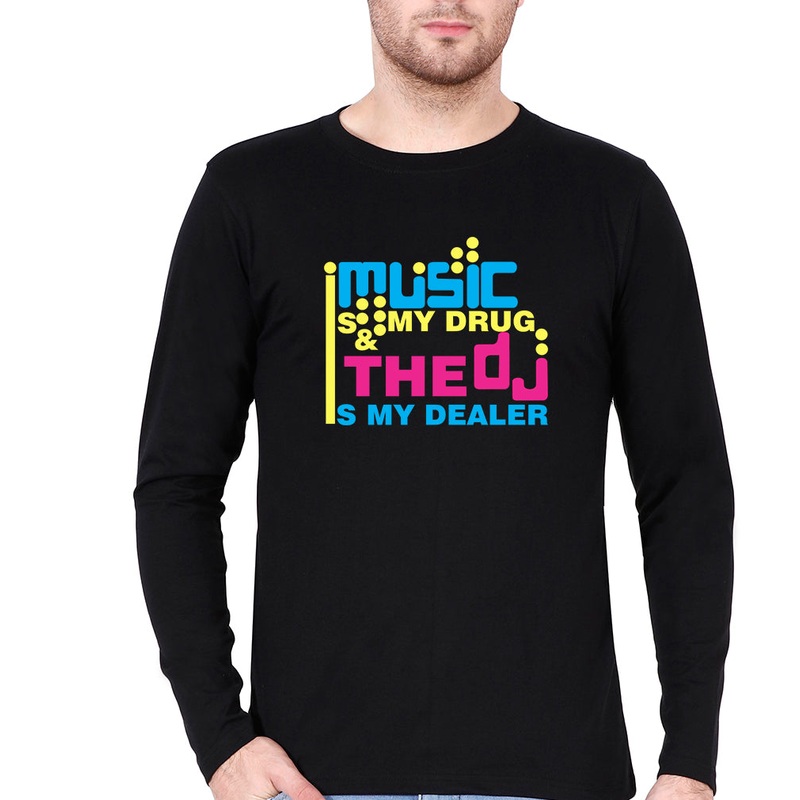 Music Full Sleeves T-Shirt for Men EMC50258999590