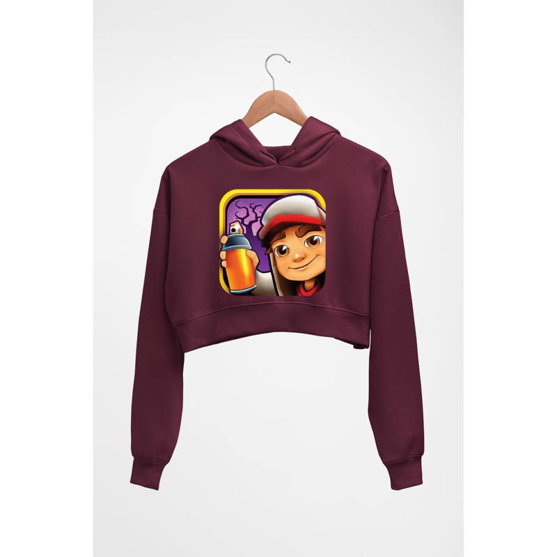 Subway Surfers Crop HOODIE FOR WOMEN EMC50258999750