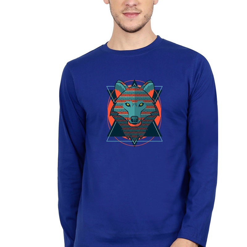 Fox Wolf Full Sleeves T-Shirt for Men