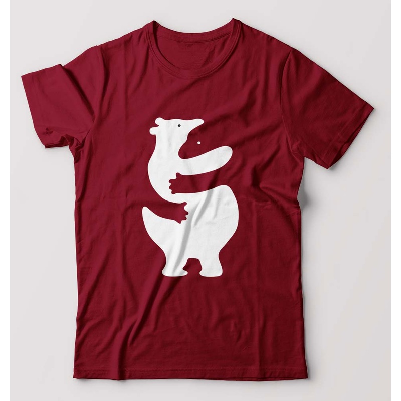 Hippo Dolphin Hug T-Shirt for Men