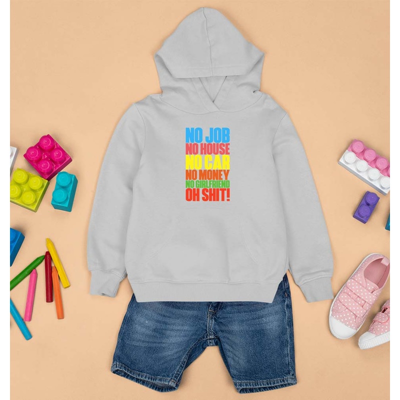 Oh Shit Funny Kids Hoodie for Boy/Girl