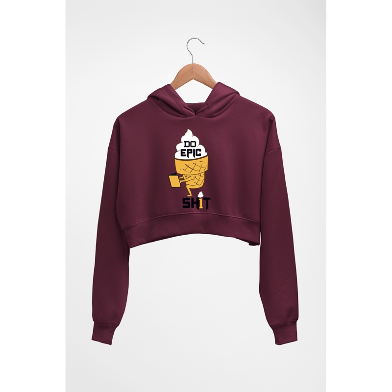 Shit Crop HOODIE FOR WOMEN