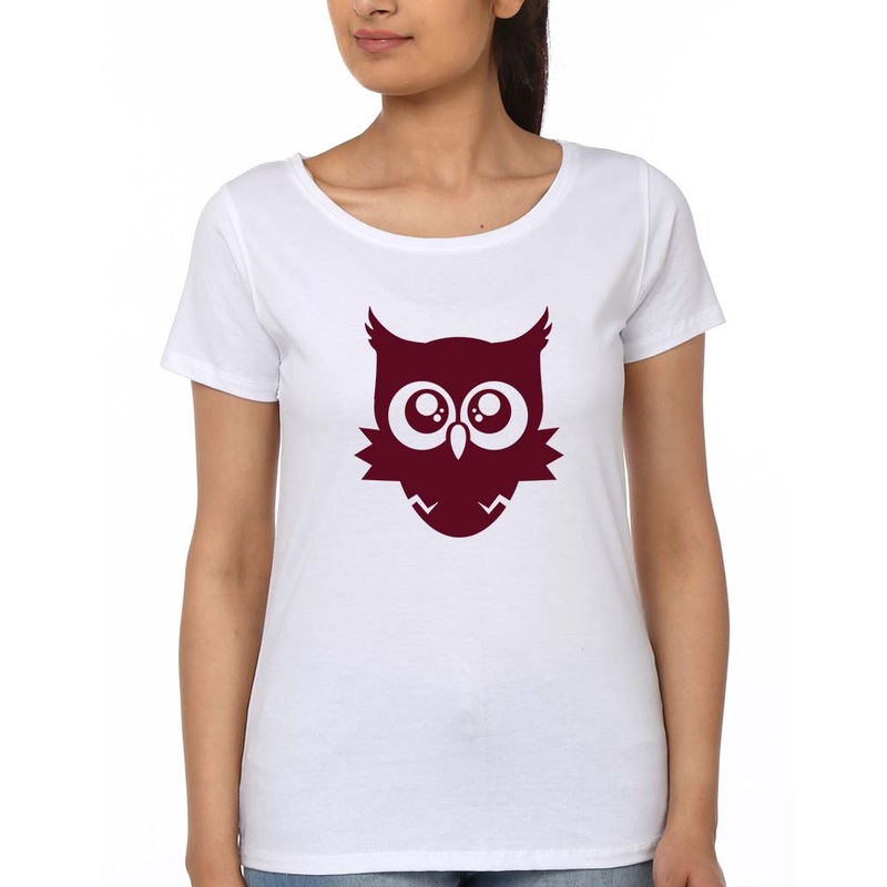 Cute Baby Owl T-Shirt for Women