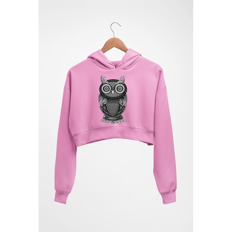 Owl Crop HOODIE FOR WOMEN