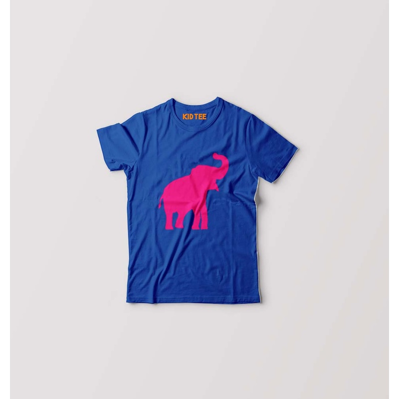 Pink Elephant Kids T-Shirt for Boy/Girl