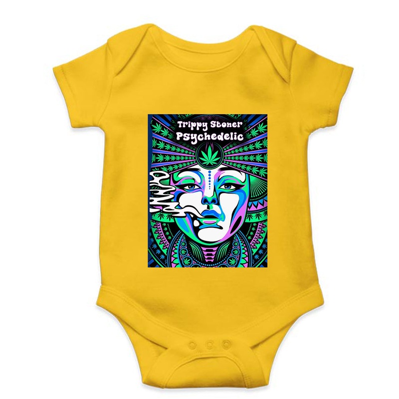 Trippy Stoner Psychedelic Kids Romper For Baby Boy/Girl