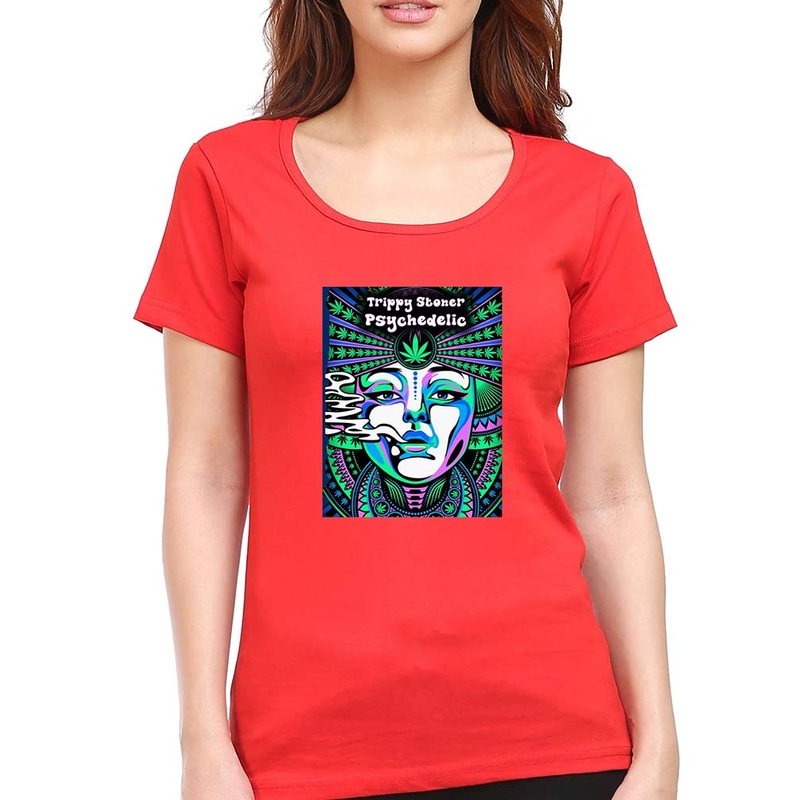 Trippy Stoner Psychedelic T-Shirt for Women