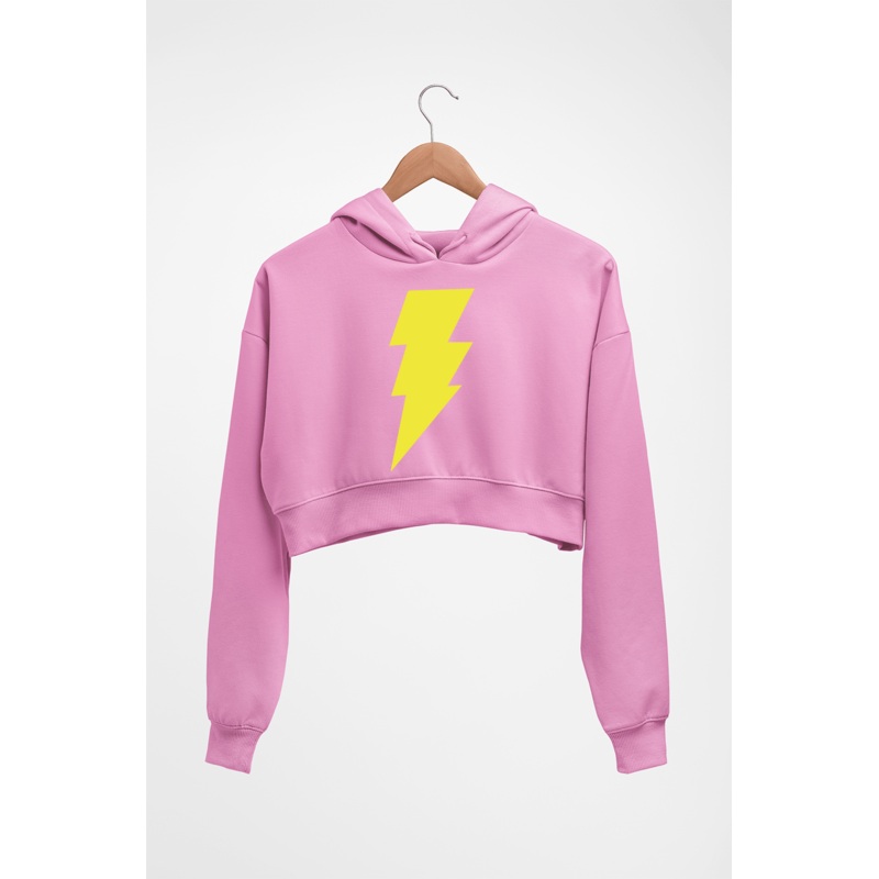 Black Adam Crop HOODIE FOR WOMEN EMC50258998805