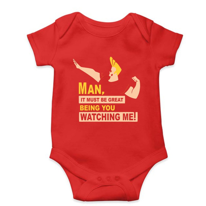 Johnny Bravo Kids Romper For Baby Boy/Girl