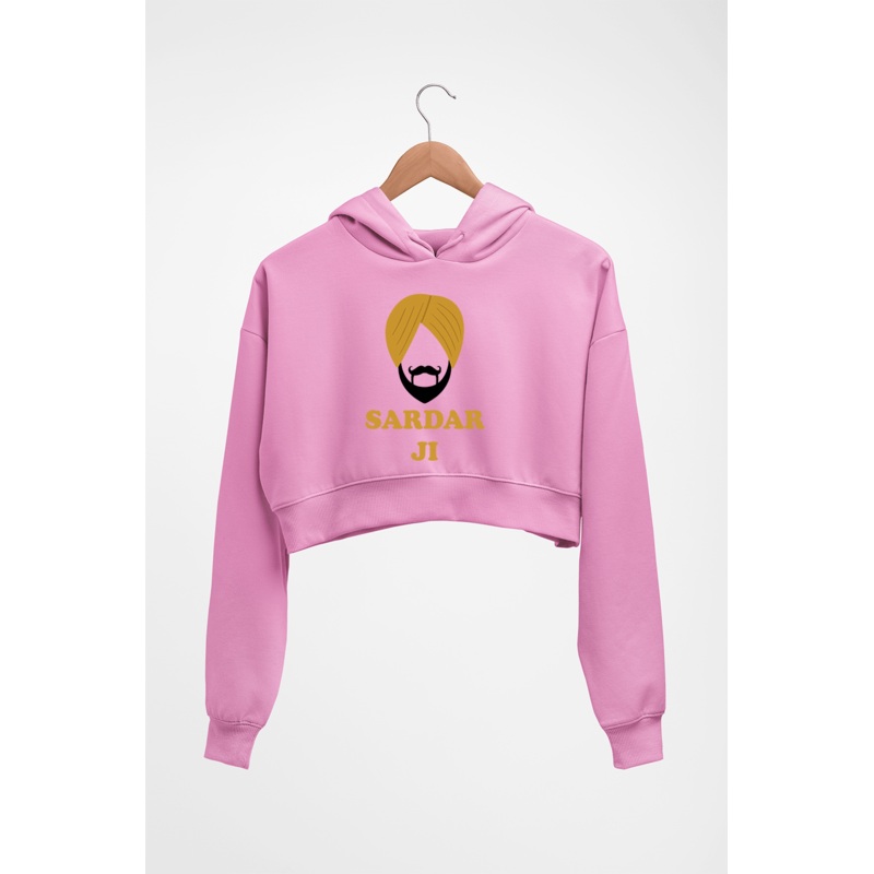 Sardar JI Crop HOODIE FOR WOMEN