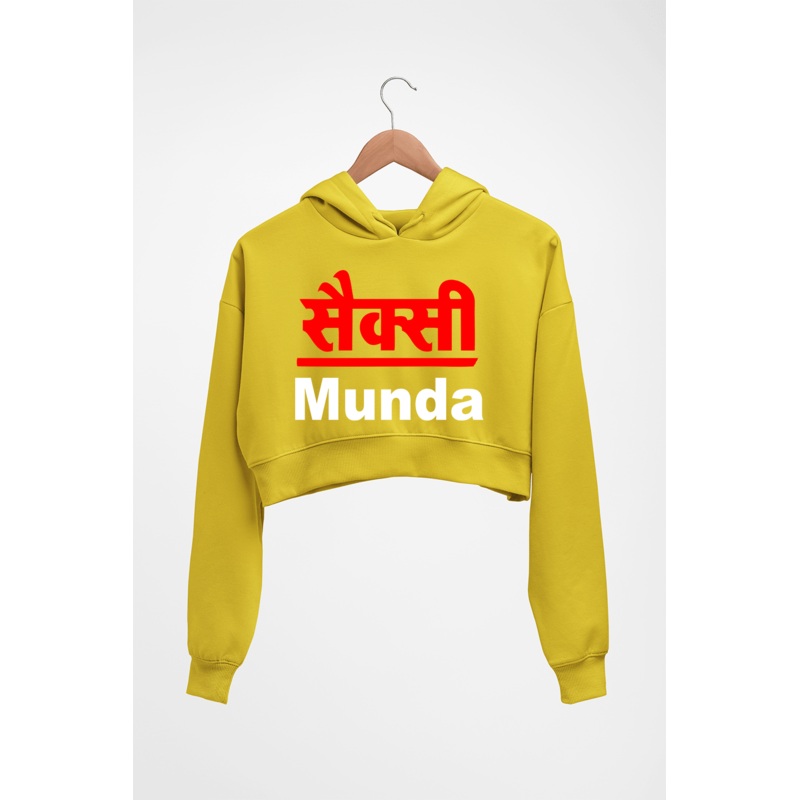 Sexy Munda Crop HOODIE FOR WOMEN