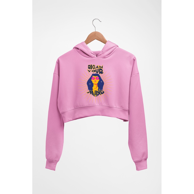 Psychedelic Mind Crop HOODIE FOR WOMEN