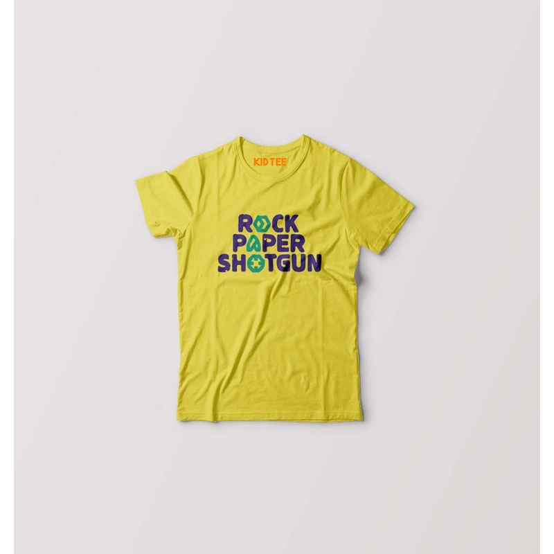 Rock Paper Shotgun Kids T-Shirt for Boy/Girl