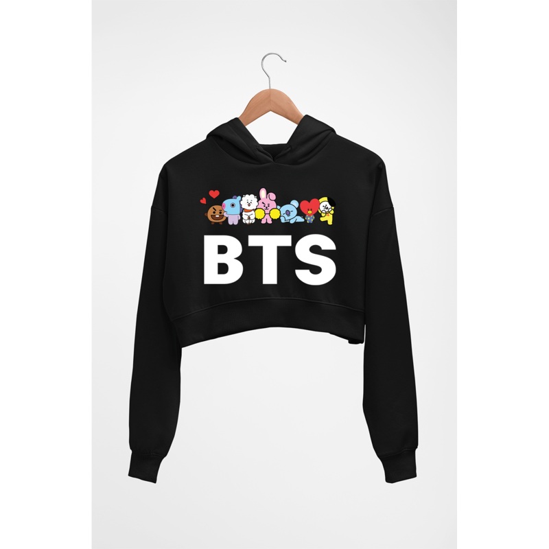 BTS Crop HOODIE FOR WOMEN EMC50258998491