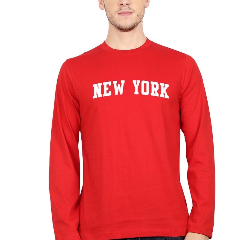New York Full Sleeves T-Shirt for Men EMC50258998405