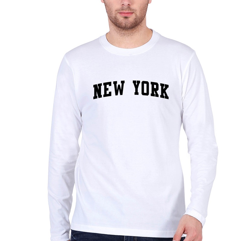 New York Full Sleeves T-Shirt for Men EMC50258998406