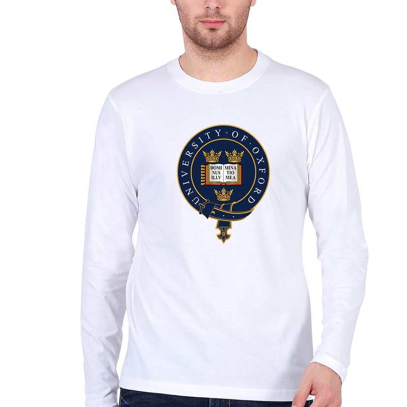 University of Oxford Full Sleeves T-Shirt for Men EMC50258998418