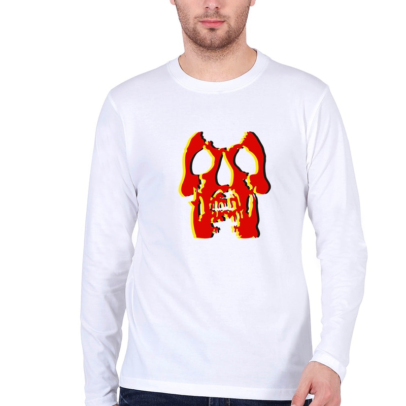 Deftones Skull Full Sleeves T-Shirt for Men