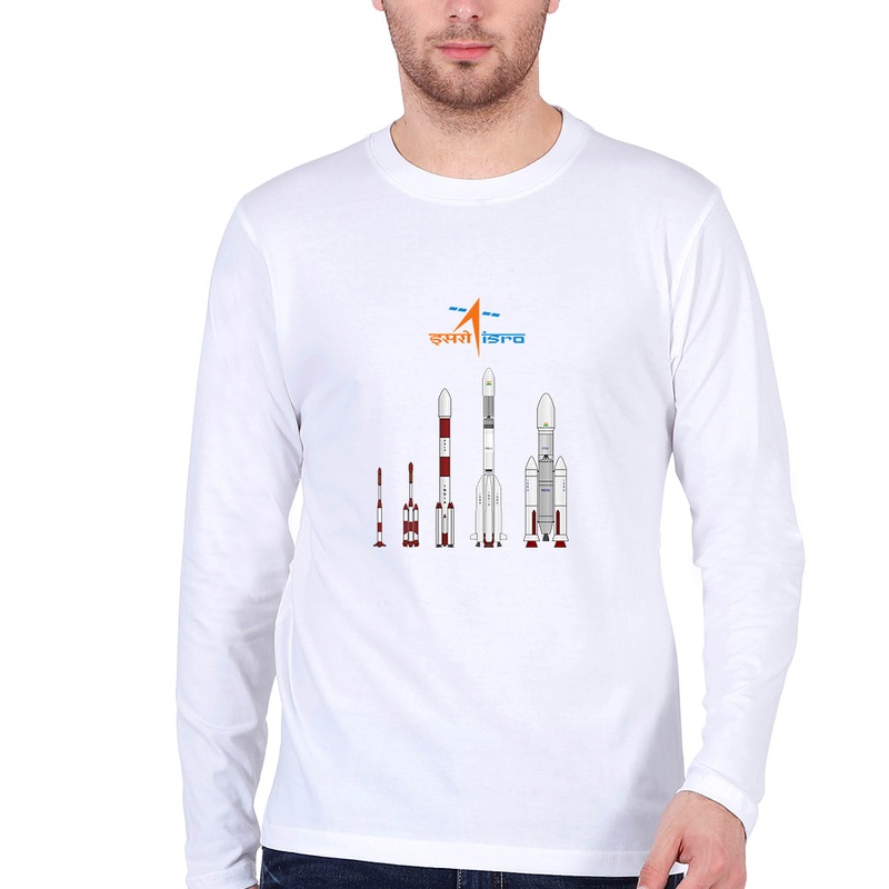 isro Full Sleeves T-Shirt for Men EMC50258998314