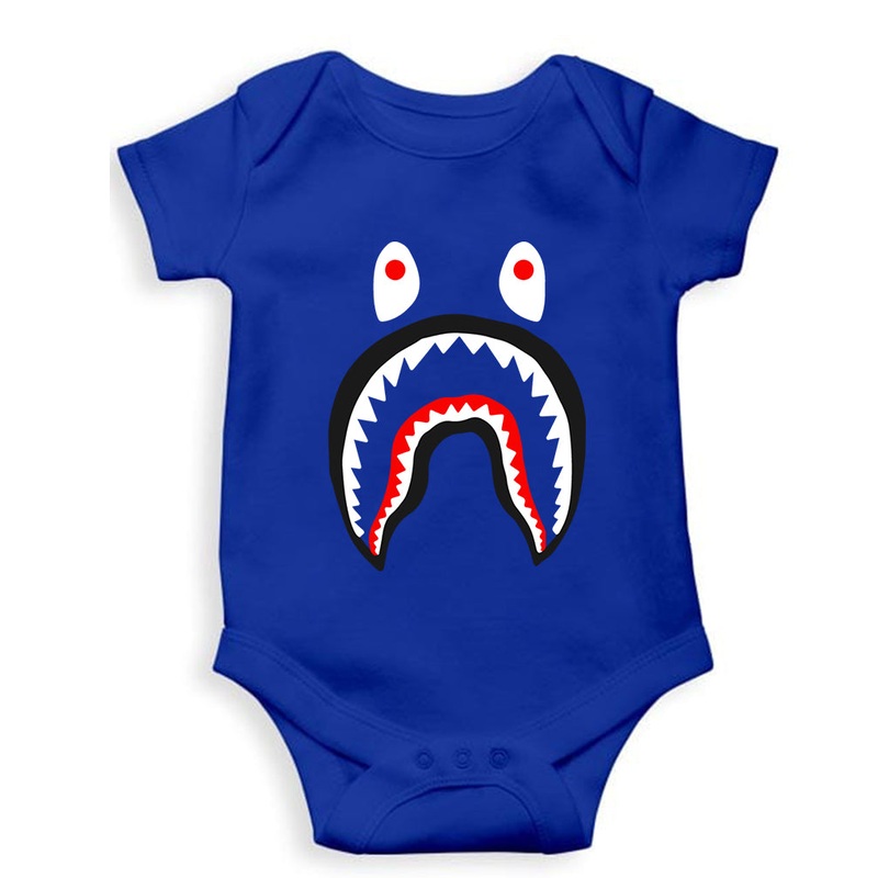 Bape Shark Kids Romper For Baby Boy/Girl