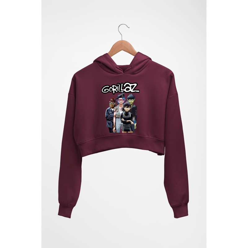 Gorillaz Crop HOODIE FOR WOMEN EMC50258997960