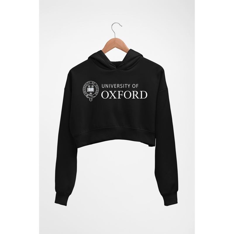 University of Oxford Crop HOODIE FOR WOMEN EMC50258998109