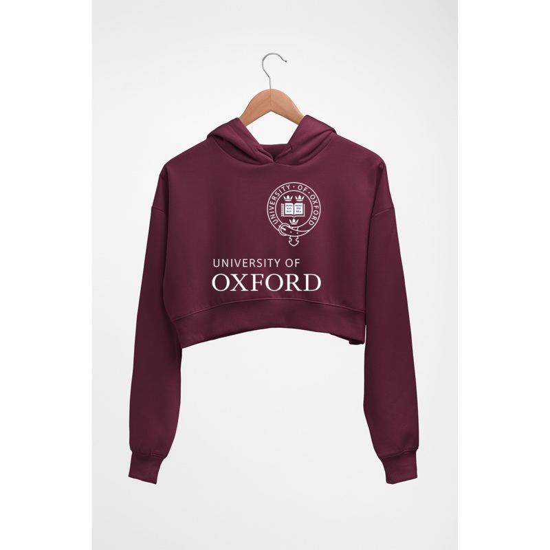 University of Oxford Crop HOODIE FOR WOMEN EMC50258998110