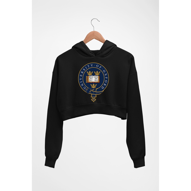 University of Oxford Crop HOODIE FOR WOMEN EMC50258998111