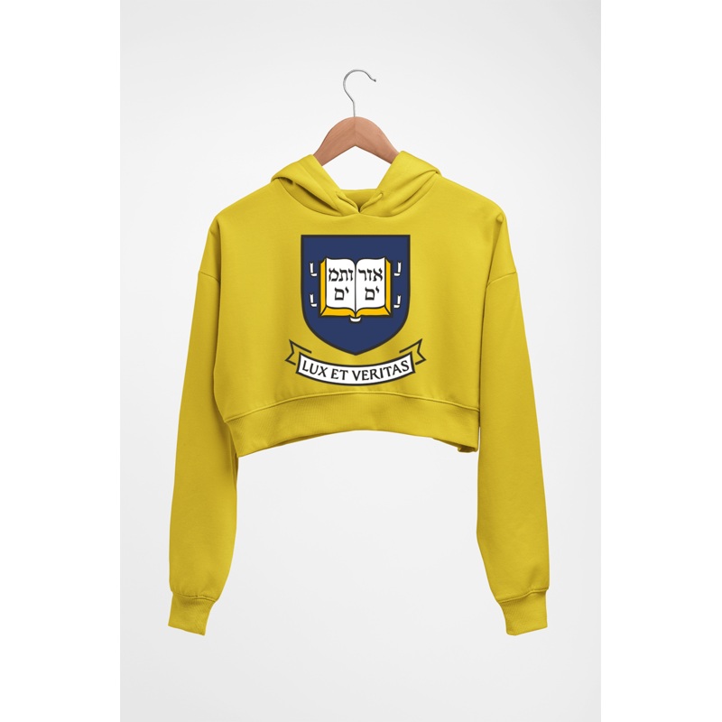 Yale University Crop HOODIE FOR WOMEN EMC50258998096