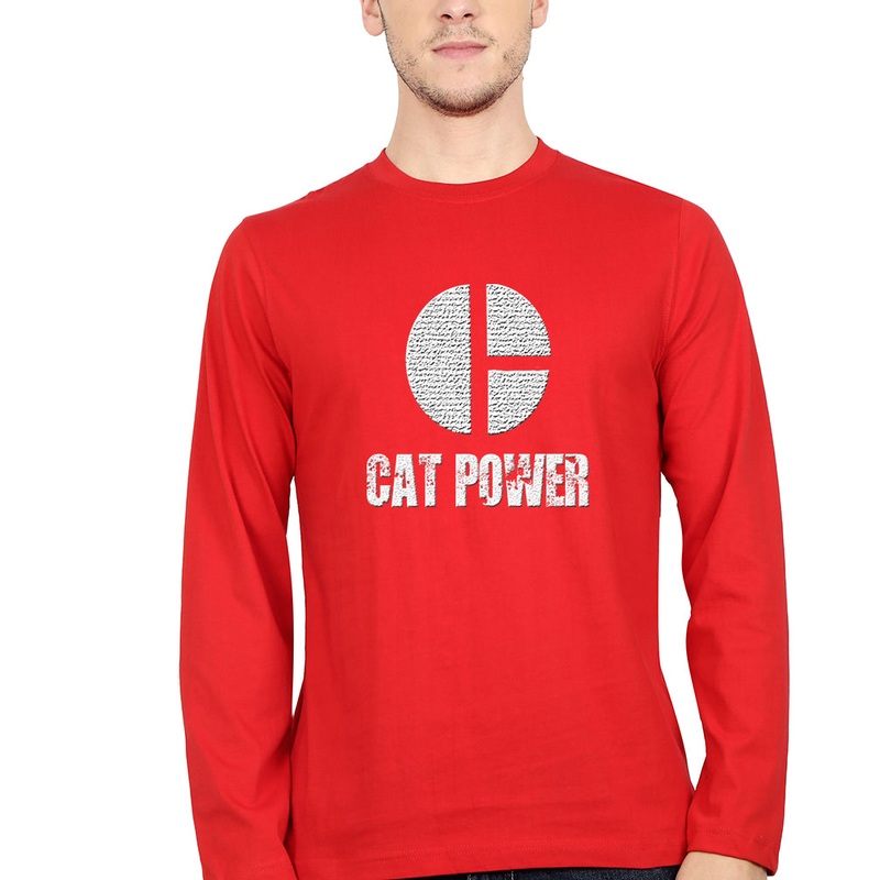 Cat Power Full Sleeves T-Shirt for Men EMC50258997907
