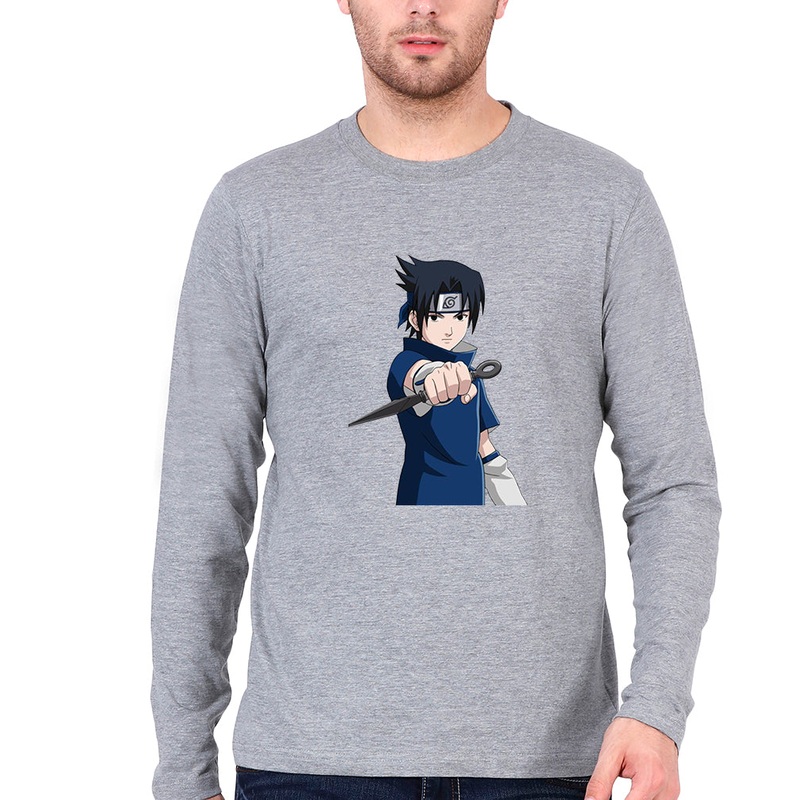 Sasuke Uchiha Full Sleeves T-Shirt for Men EMC50258997911