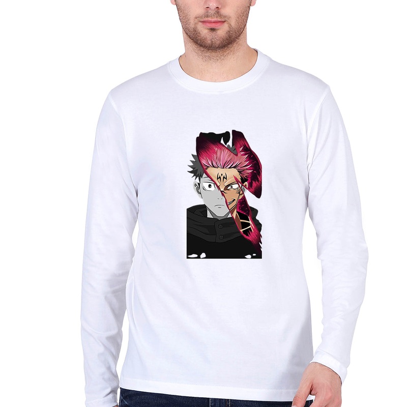 Sukuna Anime Full Sleeves T-Shirt for Men EMC50258997910