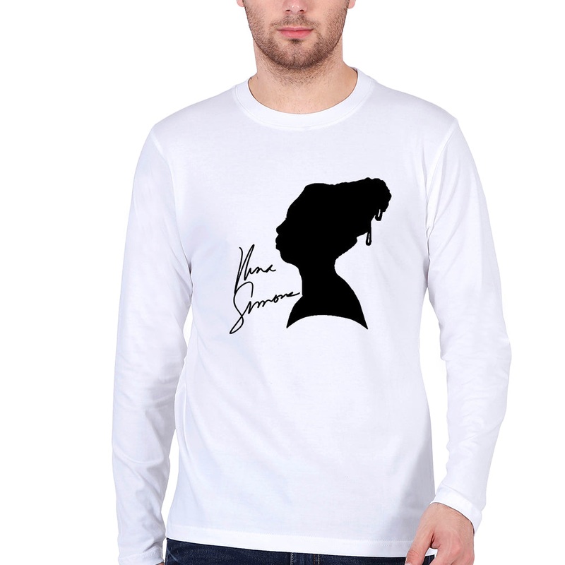 Nina Simone Full Sleeves T-Shirt for Men EMC50258997693