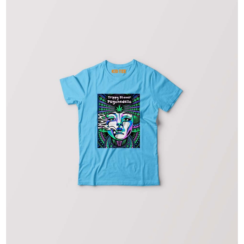 Trippy Stoner Psychedelic Kids T-Shirt for Boy/Girl