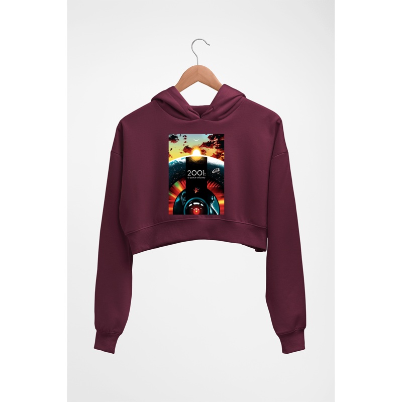 2001 A Space Odyssey Crop HOODIE FOR WOMEN EMC50258997420