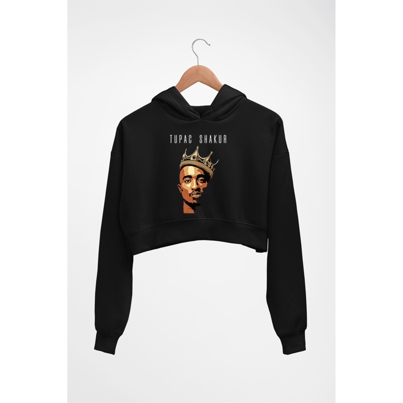 2Pac Tupac Crop HOODIE FOR WOMEN EMC50258997121
